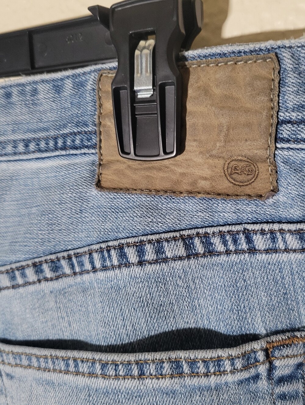 Adriano Goldschmied | #1794 Everett Slim Straight Jeans Light Wash Classic 33x34 - Picture 6 of 7